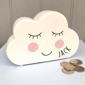 Personalised Money Box Cloud