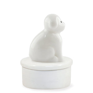 Porcelain Keepsake Box Dog