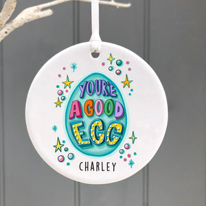 Personalised Easter Ceramic Decoration