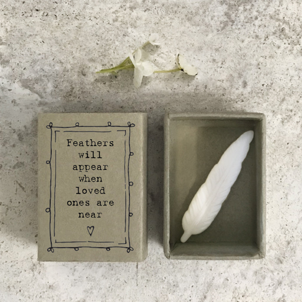 Letterbox Porcelain Feather Gift