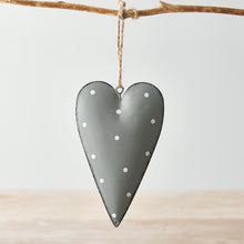 Personalised Spotty Hanging Heart