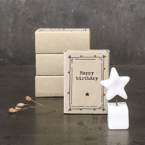Letterbox Porcelain Happy Birthday Keepsake