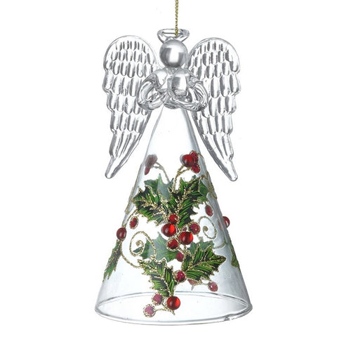 Glass Angel With Holly Dress