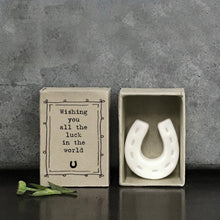Matchbox Porcelain Horseshoe