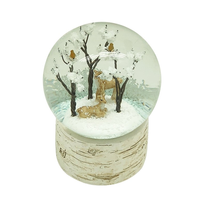 Christmas Musical Snow Globe with Deer