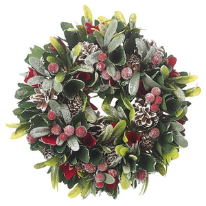 Pinecone And Berry Wreath