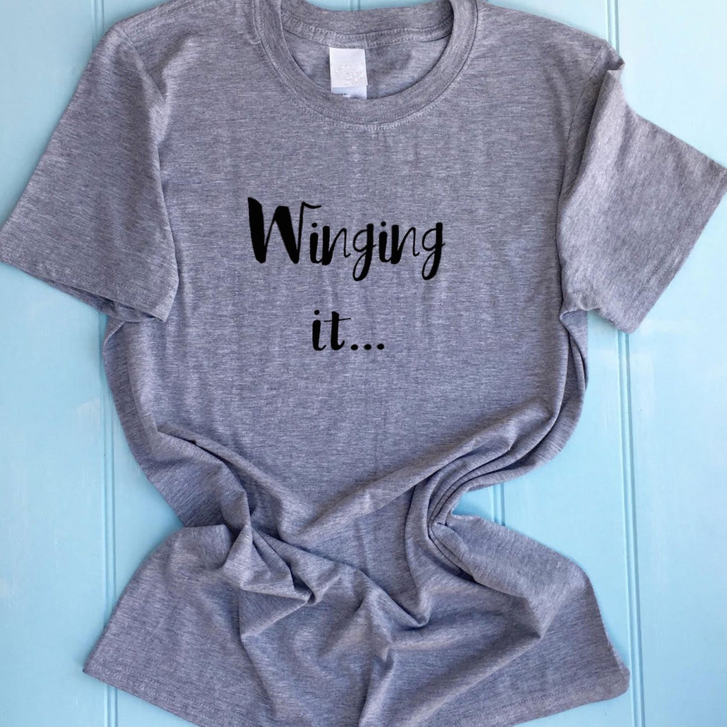 Winging It Ladies T-Shirt