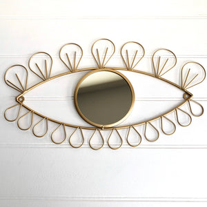 Decorative Golden Eye Mirror