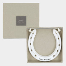 Porcelain Lucky Horseshoe Wedding Gift