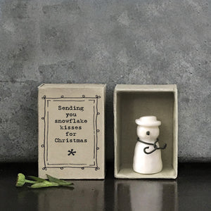 Matchbox Porcelain Snowman