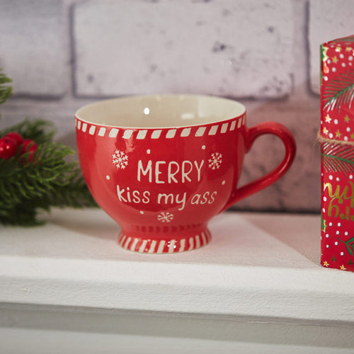 Kiss My Christmas Ceramic Mug