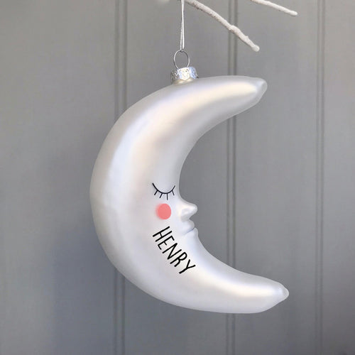 Personalised Moon Bauble