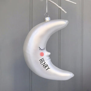 Personalised Moon Bauble