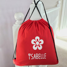 Personalised School PE Bag Flower