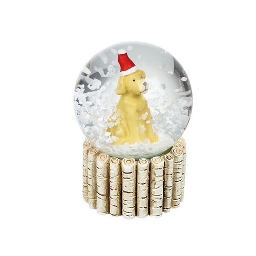 Small Christmas Dog Snow Globe