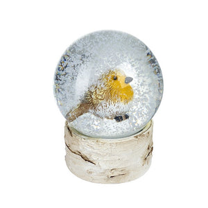 Christmas Little Robin Snow Globe