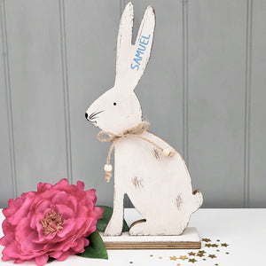 Personalised Wooden Rabbit